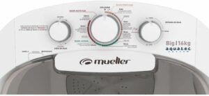 3 Lavadora Semiautomática Mueller Big com Aquatec 16kg 127V Branco