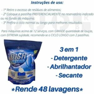 4-Dish Washer Pastilhas Para Lava-louças