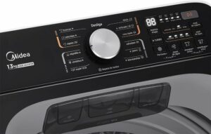 4 Lavadora de Roupas 13kg Branca Midea Wave Agitator 127V