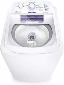 4 Máquina de Lavar Electrolux 10,5kg Branca Turbo Economia com Jet&Clean e Filtro Fiapos (LAC11) - 127V