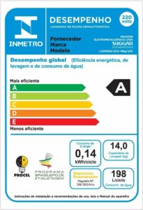 4-SUGGAR LAVADORA DE ROUPAS LAVAMAX ECO 14KG 220V PRETA LE1402PT