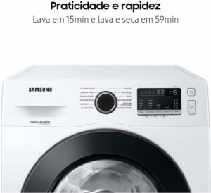 4-Samsung Lava e Seca 11kg Branco WD11M4473PW - 127V