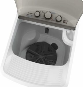 4-Tanquinho Máquina de Lavar Mueller Supertank com Aquatec 8Kg 127V Branco