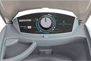 5-SUGGAR LAVADORA DE ROUPAS LAVAMAX ECO 10KG 110V PRATA LE1021PR