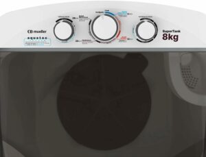 5-Tanquinho Máquina de Lavar Mueller Supertank com Aquatec 8Kg 127V Branco