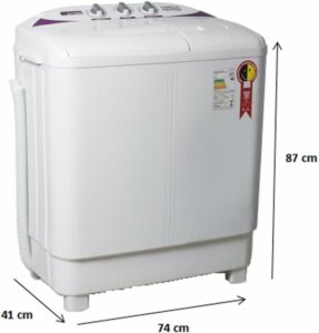 6-Máquina de Lavar Praxis 10Kg Lava 4 Kg e Centrifuga 6 Kg Twin Tub 2 em 1 Lava e Centrifuga 110V