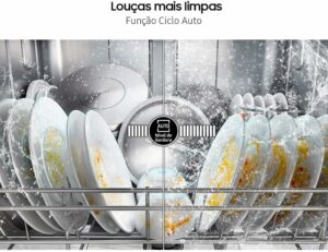 Lava-Louças Samsung Inox Preta 14 Serviços 110V DW60C7050FG AZ 4