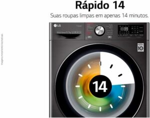 5 Lava e Seca Smart LG VC4 13kg Branco com Inteligência Artificial AIDD™ - CV5013WC4 - Motor Inverter