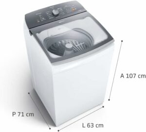 2 Máquina de Lavar Brastemp 12Kg Branca BWK12 127V