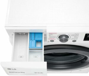 3 Lavadora de Roupas Smart LG 11Kg com Inteligência Artificial AIDD VC5 Branca FV3011WG4-127 Volts