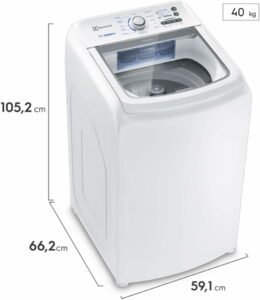 2 Máquina de Lavar Electrolux 13kg Branca Essential Care com Cesto Inox e Jet&Clean (LED13) - 127V