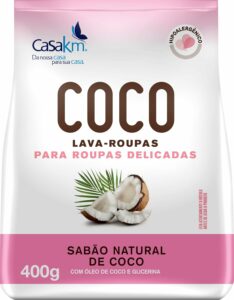 1 COCO Lava-Roupas Casa Km Roupas Delicadas 400G