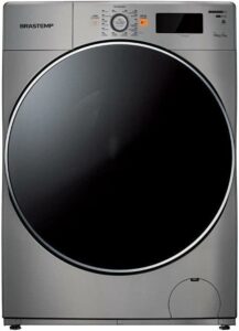 1 Lava e Seca Brastemp 10kg com Ciclo Tira Manchas Pro e Ciclo 1h Pronto para Vestir Inox Bnq10as 127v