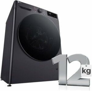 1 Lava e Seca Smart com Inteligência Artificial AIDD 12Kg LG VC5 CV3012MC5 Titanium (220, Volts)
