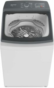 1 Lavadora De Roupas Brastemp BWK17AB 17Kg Com Ciclo Tira Manchas Advanced e Ciclo Antibolinha 110V