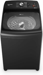 1 Máquina de Lavar Brastemp 16kg Cinza Platinum com Tecnologia Flex Wash e Ciclo Tira Manchas Advanced 110v