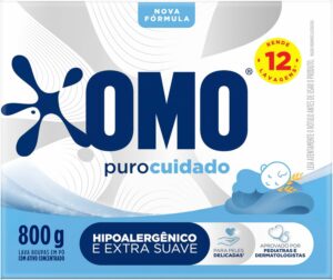 1 OMO Puro Cuidado - Sabão Em Pó 800G