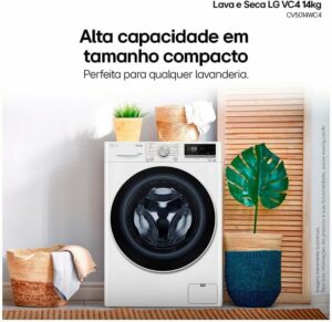 2 Lava e Seca LG VC4 14kg Com Inteligência Artificial AI DD (220, Volts)