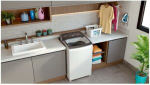 2 Máquina de Lavar Brastemp 13Kg branca com Ciclo Tira Manchas Advanced e Ciclo Antibolinha - BWK13AB 110V