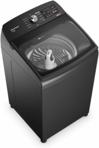 2 Máquina de Lavar Brastemp 16kg Cinza Platinum com Tecnologia Flex Wash e Ciclo Tira Manchas Advanced 110v