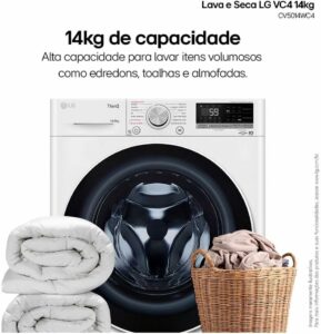3 Lava e Seca LG VC4 14kg Com Inteligência Artificial AI DD (220, Volts)