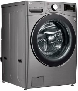 3 Lava e Seca Smart LG 17kg Aço Escovado com Conectividade Wi-Fi ThinQ - WD17SV2S6BA - Motor Inverter