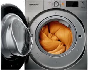 4 Lava e Seca Brastemp 10kg com Ciclo Tira Manchas Pro e Ciclo 1h Pronto para Vestir Inox Bnq10as 127v