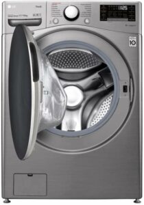 4 Lava e Seca Smart LG 17kg Aço Escovado com Conectividade Wi-Fi ThinQ - WD17SV2S6BA - Motor Inverter