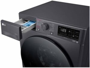 4 Lava e Seca Smart com Inteligência Artificial AIDD 12Kg LG VC5 CV3012MC5 Titanium (220, Volts)