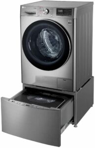 5 Lava e Seca Smart LG 11kg Aço Escovado com Inteligência Artificial AIDD™ VC4-CV5011TS4A 220V
