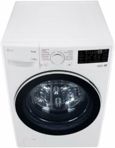 5 Lavadora de Roupas Lava e Seca Smart LG com Inteligência Artificial AIDD 14KG Branca 127V WD14WGSP6