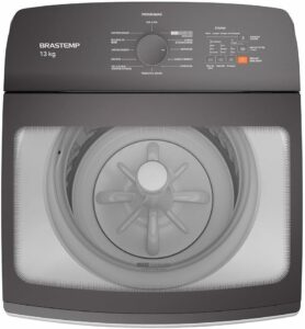 5 Máquina de Lavar Brastemp 13Kg branca com Ciclo Tira Manchas Advanced e Ciclo Antibolinha - BWK13AB 110V