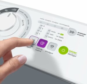 5 Máquina de Lavar Consul 17kg Branca com Lavagem Econômica e Ciclo Edredom - CWK17AB 220V