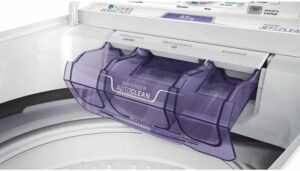5 Máquina de Lavar Electrolux 8,5kg Branca Turbo Economia com Jet&Clean e Filtro Fiapos (LAC09) - 220V