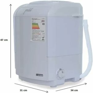 2 MINI LAVADORA DE ROUPAS PRAXIS PETIT 1,2KG 220V BRANCA