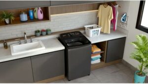 2 Máquina de Lavar Brastemp 13Kg Cinza Platinum com Ciclo Tira Manchas Advanced e Ciclo Antibolinha - BWK13A9 110v