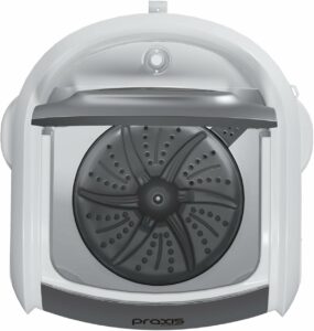 2 Praxis Mini Máquina de Lavar Roupas Petit 127v Preta