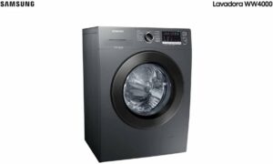 4 Samsung Lavadora de Roupas WW4000 Digital Inverter 11kg Inox 110V WW11J4473PX AZ