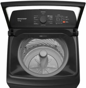 Máquina de Lavar Brastemp 13Kg Cinza Platinum com Ciclo Tira Manchas Advanced e Ciclo Antibolinha - BWK13A9 110v