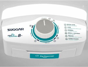 4 SUGGAR LAVADORA DE ROUPAS NEO TURBILHÃO 8KG 110V BRANCA LE8001BR