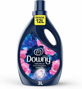 1 Downy Amaciante Concentrado Brisa Intenso Com Perfume Mais Intenso Que Dura Por Mais Tempo E Proteção Contra Maus Odores 3L
