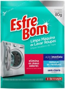 1 EsfreBom - Limpa Máquina de Lavar Roupas Sachê de 80 g, Bettanin
