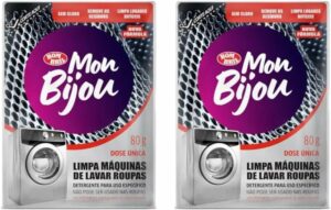 1 Limpa Máquina De Lavar Roupas Mon Bijou Sachê 80g - 2 Unid