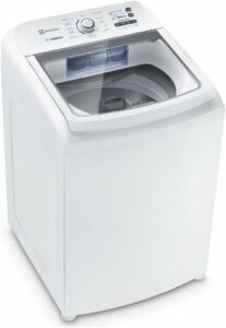 1 Máquina de Lavar Electrolux 17kg Branca Essential Care com Cesto Inox e Jet&Clean (LED17) - 127V