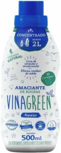 1 Vinagreen Amaciante de Roupas Concentrado Algodão - 500Ml