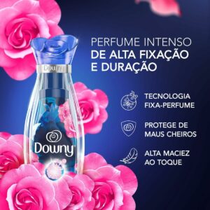 2 Downy Amaciante Concentrado Brisa Intenso Com Perfume Mais Intenso Que Dura Por Mais Tempo E Proteção Contra Maus Odores 3L