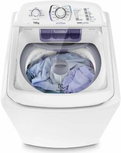 2 Lavadora Electrolux 16 Kg com Dispenser Autolimpante e Ciclo Silencioso (LAC16) 127V