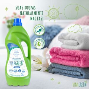2 Vinagreen Amaciante De Roupas Algodao 2 L (Embalagem pode variar)