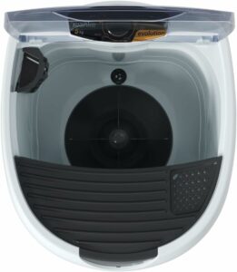 4 Lavadora de Roupa 5kg Branca, Máquina Semiautomática Evolution Wanke 220V