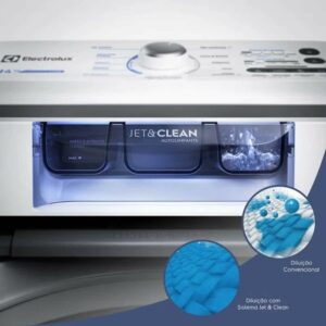 4 Máquina de Lavar 14kg Electrolux Essential Care com Cesto Inox, Jet&Clean e Ultra Filter (LED14)